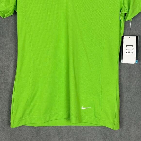 Nike Golf Polo Shirt Womens Extra Small Green Dri Fit Stay Cool Short Sleeve - Picture 3 of 12